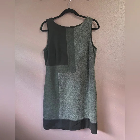silver dress white house black market Womens White House Black Market Gray Silver Fall Winter Glitter Dress Size  Large
